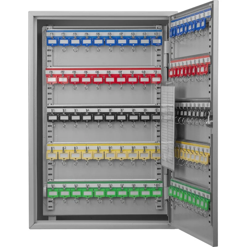 150-Key Adjustable Lockable Key Cabinet
150-Key Adjustable Lockable Key Cabinet