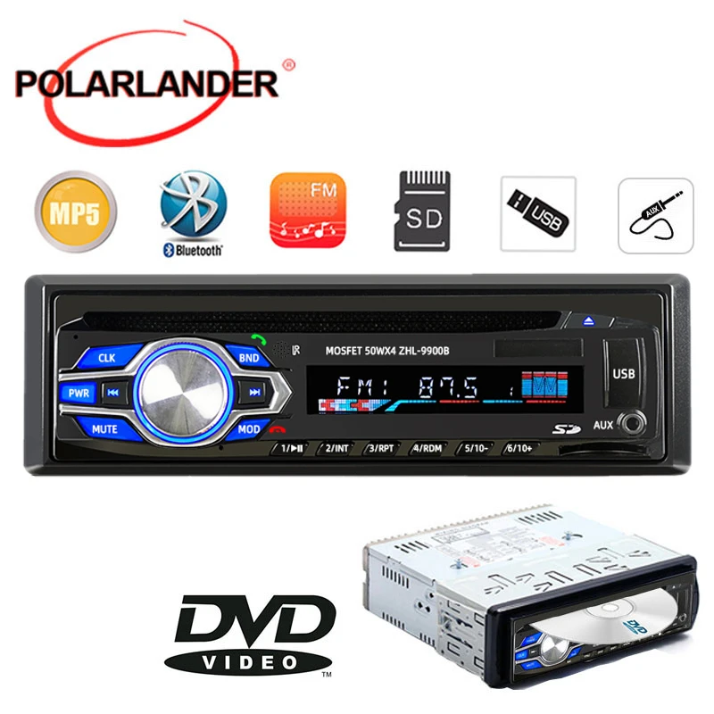 Car Stereo CD Player Bluetooth 12V FM Radio USB SD AUX Hands Free Calling For Universal Car Truck
Car Stereo CD Player Bluetooth 12V FM Radio USB SD AUX Hands Free Calling For Universal Car Truck