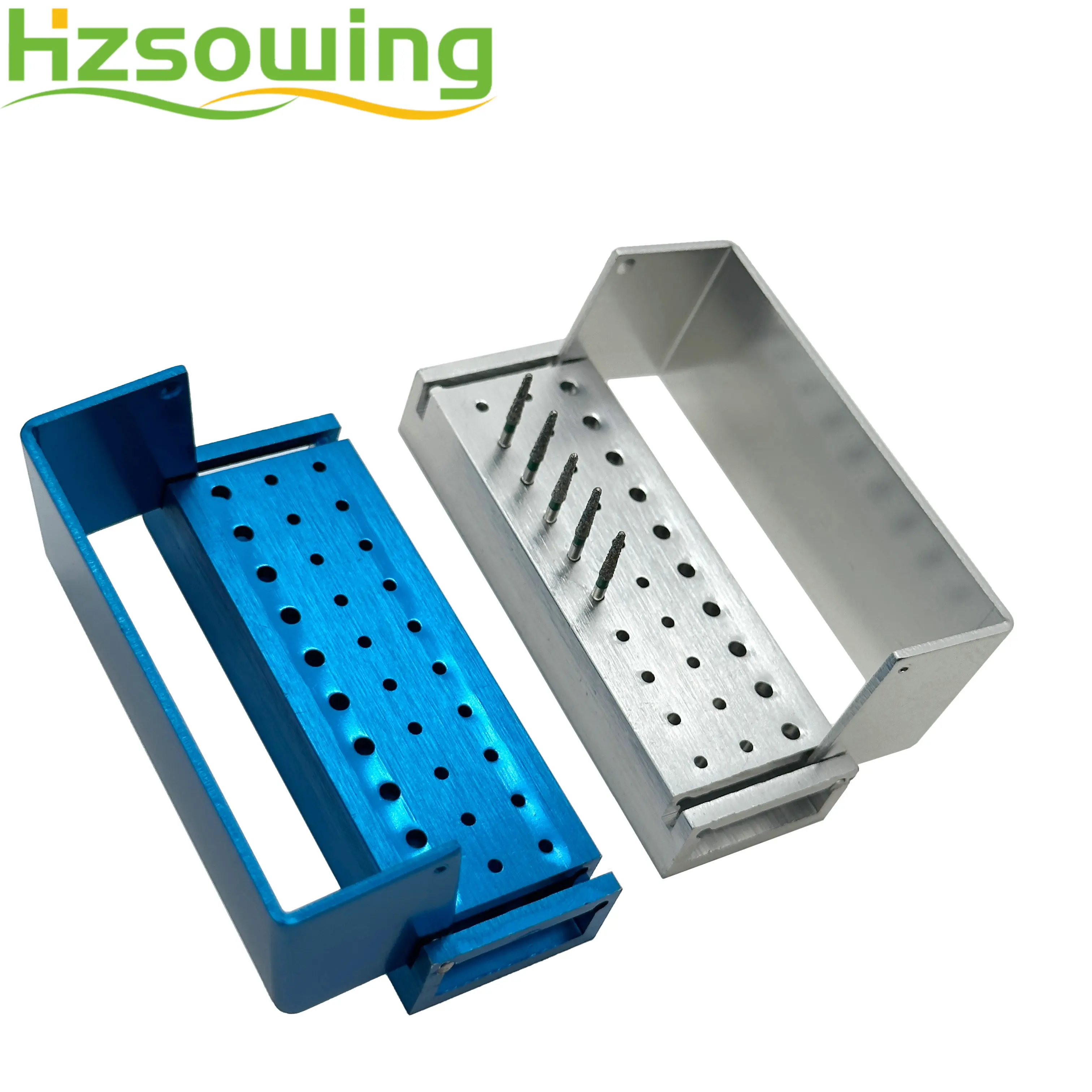 30Holes Dental Burs Box Aluminum Disinfection Holder Use For High Low Speed Bur RA Polishing Stone Dentistry Tool
30Holes Dental Burs Box Aluminum Disinfection Holder Use For High Low Speed Bur RA Polishing Stone Dentistry Tool