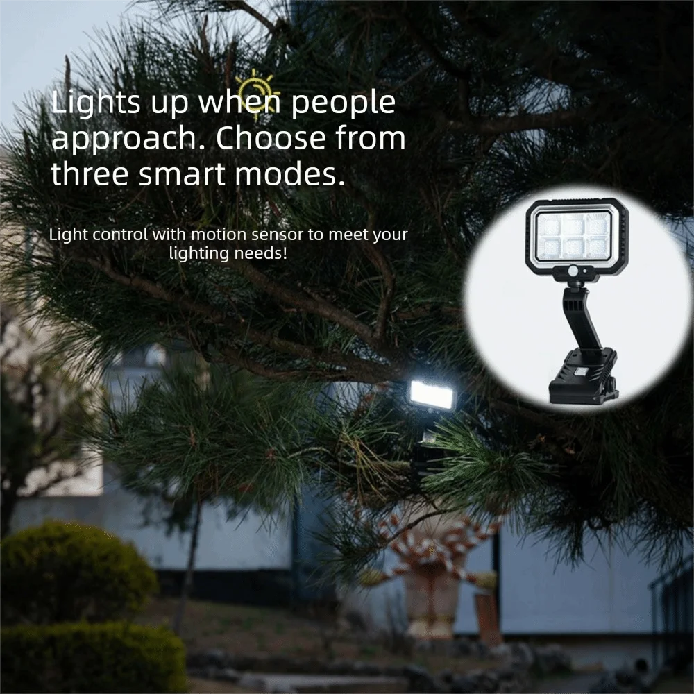 360° Rotatable Solar Clip Lamp Portable Human Body Sensor Rotating Solar Light Foldable Rainproof Solar Street Light Camping
360° Rotatable Solar Clip Lamp Portable Human Body Sensor Rotating Solar Light Foldable Rainproof Solar Street Light Camping