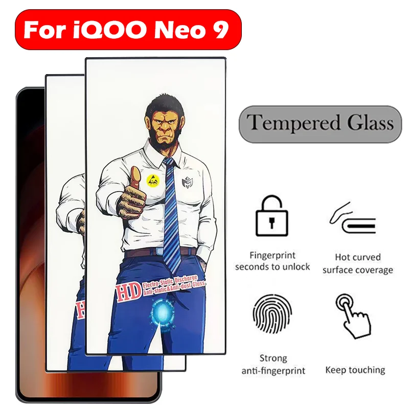 2 шт., закаленное стекло Gorilla для IQOO Neo 9 8, Защитная пленка для экрана для IQOO Neo 8 9, стеклянная пленка
2 шт., закаленное стекло Gorilla для IQOO Neo 9 8, Защитная пленка для экрана для IQOO Neo 8 9, стеклянная пленка