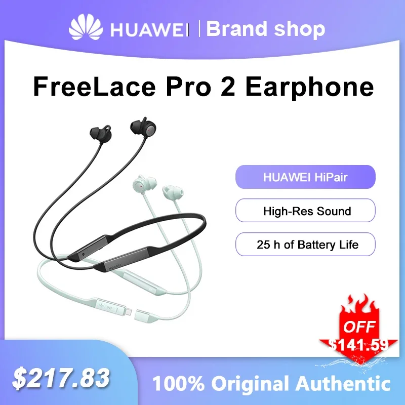HUAWEI FreeLace Pro 2, беспроводные Bluetooth-наушники, шейные стереофонические наушники с шумоподавлением, универсальные спортивные наушники с высоким разрешением
HUAWEI FreeLace Pro 2, беспроводные Bluetooth-наушники, шейные стереофонические наушники с шумоподавлением, универсальные спортивные наушники с высоким разрешением
