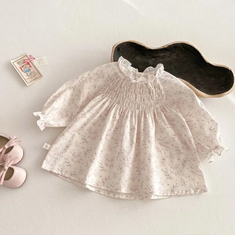 New Spring Kids Dress 0-5T Cute Flower Printed Children's Ruffles Collar Pleat Dress Baby Kids Casual Princess Dresses
New Spring Kids Dress 0-5T Cute Flower Printed Children's Ruffles Collar Pleat Dress Baby Kids Casual Princess Dresses