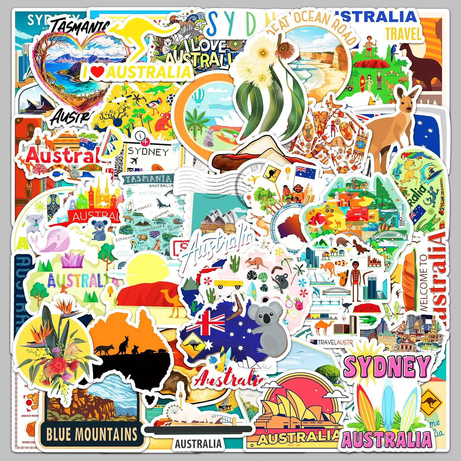 50Pcs Particularly Beautiful Australian Stickers Suitcase Phone Case Water Bottle Waterproof Decoration Diy Sticker Packs
50Pcs Particularly Beautiful Australian Stickers Suitcase Phone Case Water Bottle Waterproof Decoration Diy Sticker Packs