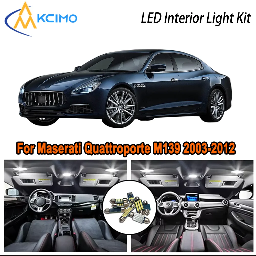 For Maserati Quattroporte M139 2003-2012 2004 2005 2006 LED Interior Dome Map Trunk Light Kit Car Led Lamps Canbus No Error
For Maserati Quattroporte M139 2003-2012 2004 2005 2006 LED Interior Dome Map Trunk Light Kit Car Led Lamps Canbus No Error