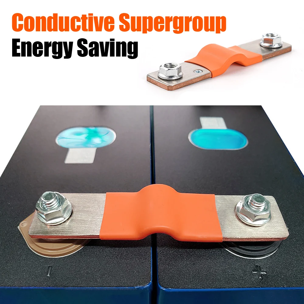 1/3/10pcs Busbar lithium Battery Flexible Copper Connecter 74mm 3mm 400A for 280Ah 302Ah 310Ah 320Ah Lifepo4 Battery Use
1/3/10pcs Busbar lithium Battery Flexible Copper Connecter 74mm 3mm 400A for 280Ah 302Ah 310Ah 320Ah Lifepo4 Battery Use