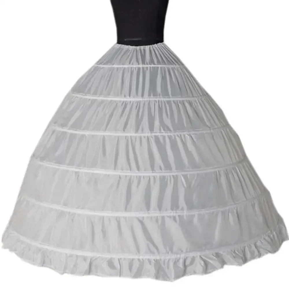 6 Hoops Petticoats Bustle for Ball Gown Wedding Dresses Underskirt Accessories Bridal Crinolines
6 Hoops Petticoats Bustle for Ball Gown Wedding Dresses Underskirt Accessories Bridal Crinolines