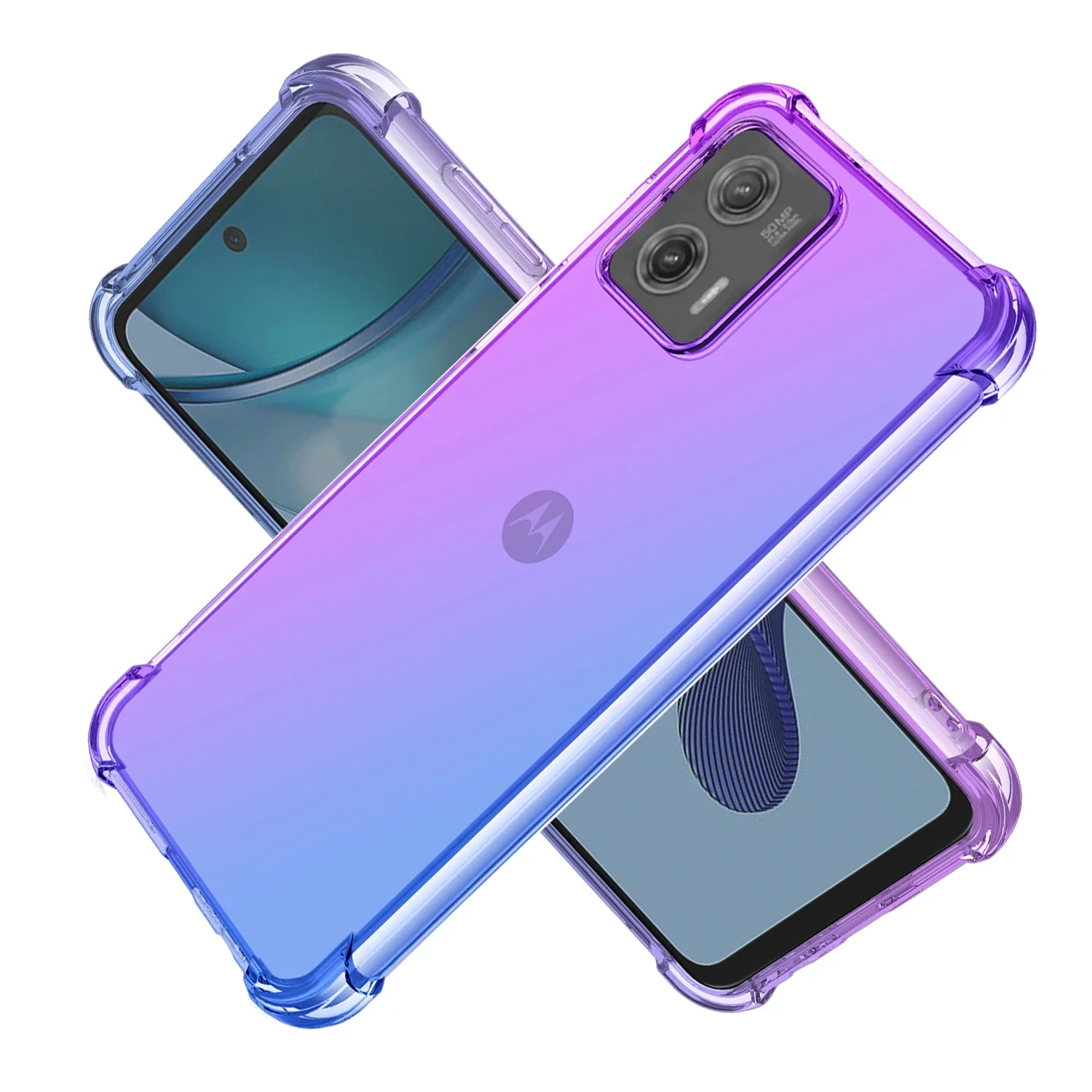 Clear Cute Gradient Case for Moto G13 / Moto G23 / Moto G53 / G73 Slim Anti Scratch Flexible TPU Shockproof Phone Cover
Clear Cute Gradient Case for Moto G13 / Moto G23 / Moto G53 / G73 Slim Anti Scratch Flexible TPU Shockproof Phone Cover