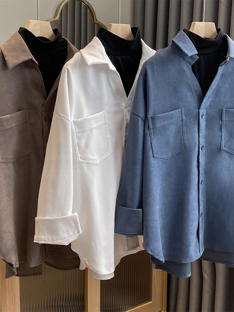 Women's Thickened Flocking Shirt Spring Early Half High Collar Base Layer Top Inner Wear Shirt Autumn Winter Neck Design
Women's Thickened Flocking Shirt Spring Early Half High Collar Base Layer Top Inner Wear Shirt Autumn Winter Neck Design