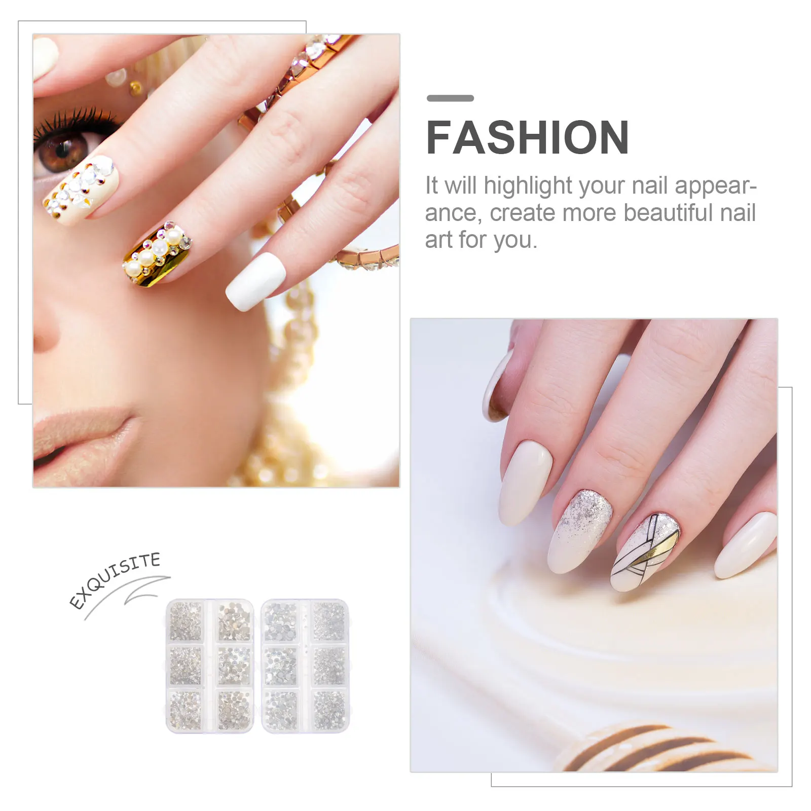 2 Boxes Nail Art Rhinestones Durable Craft Supplies DIY Kits for Nails Phone Bags Nail Art Rhinestones Greeting Cards
2 Boxes Nail Art Rhinestones Durable Craft Supplies DIY Kits for Nails Phone Bags Nail Art Rhinestones Greeting Cards