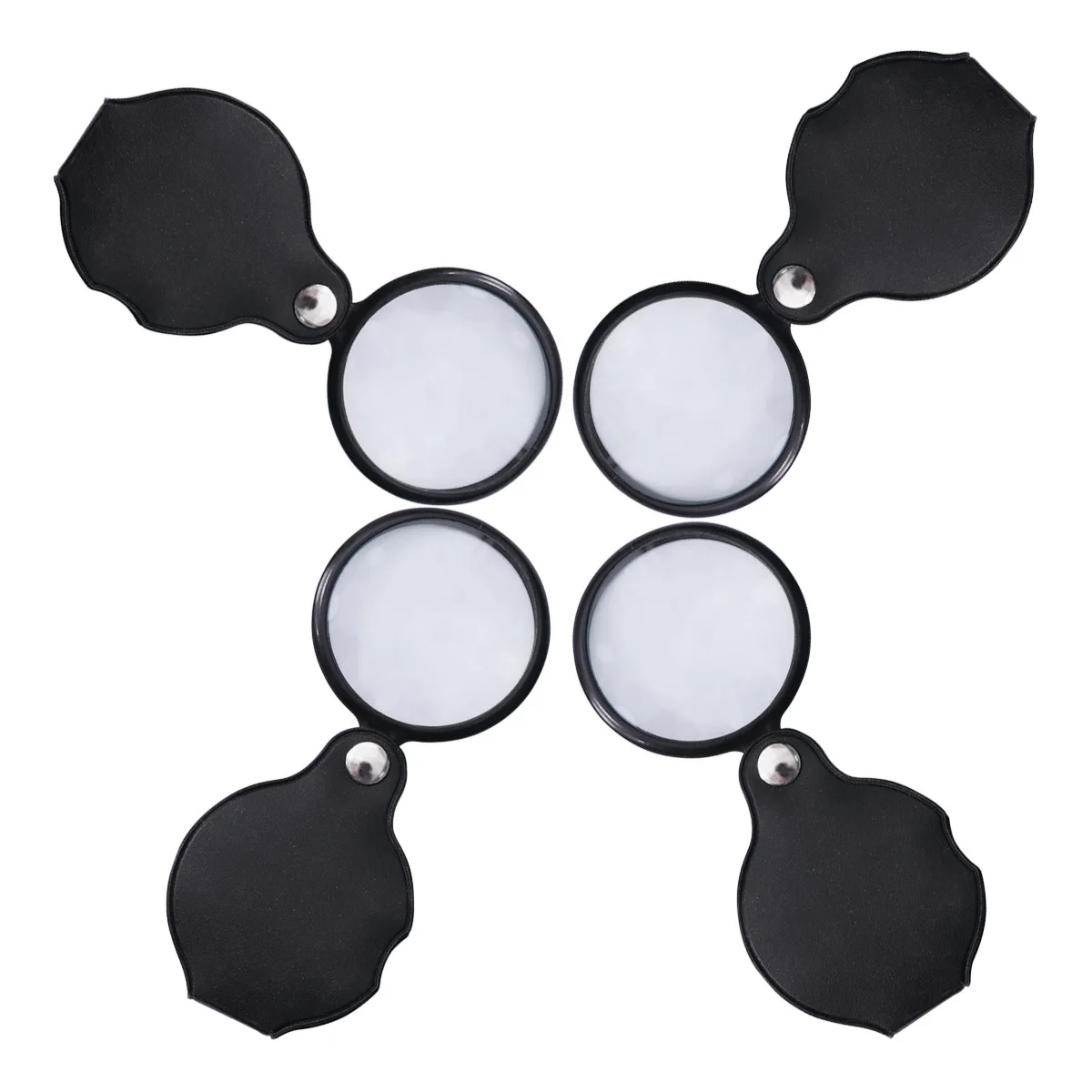 8Pcs Pocket 5X Folding Magnifier Black 60Mm Lens Diameter with Suede Protective Case Portable for Reading Maps Jewelry Hobbies
8Pcs Pocket 5X Folding Magnifier Black 60Mm Lens Diameter with Suede Protective Case Portable for Reading Maps Jewelry Hobbies