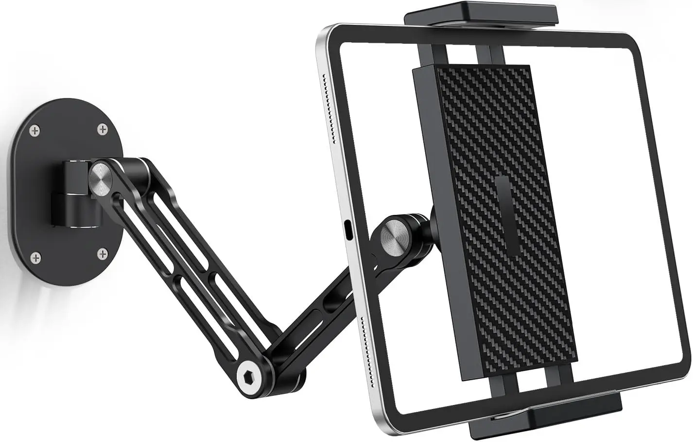 Heavy Duty Tablet Wall Mount, Full Motion Tilt & Swivel, Fits 4.7-13" Devices, Black
Heavy Duty Tablet Wall Mount, Full Motion Tilt & Swivel, Fits 4.7-13" Devices, Black