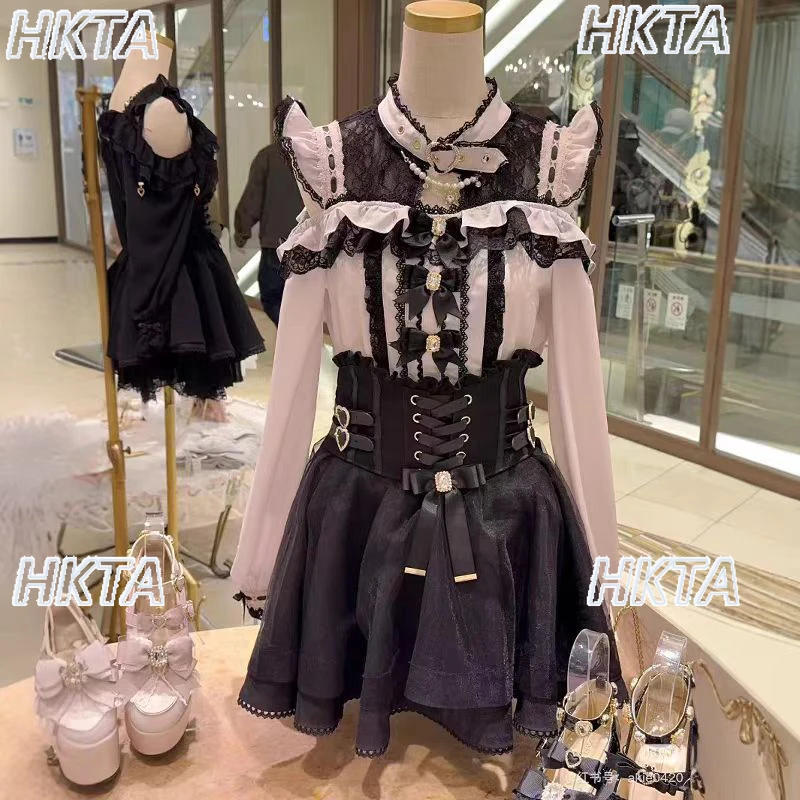 100% Cotton Cotton Shirt Women Japanese Sweet Bow Long Sleeve Off-Shoulder Bow Shirt Kawaii Lolita Girls Cute Chiffon Shirts Top
100% Cotton Cotton Shirt Women Japanese Sweet Bow Long Sleeve Off-Shoulder Bow Shirt Kawaii Lolita Girls Cute Chiffon Shirts Top