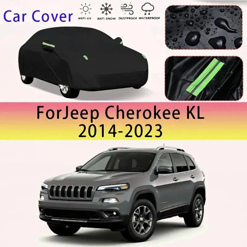 For Jeep Cherokee KL 2014-2023 Outdoor Protection Waterproof Dustproof Full Snow Sunshade Exterior Car Covers
For Jeep Cherokee KL 2014-2023 Outdoor Protection Waterproof Dustproof Full Snow Sunshade Exterior Car Covers