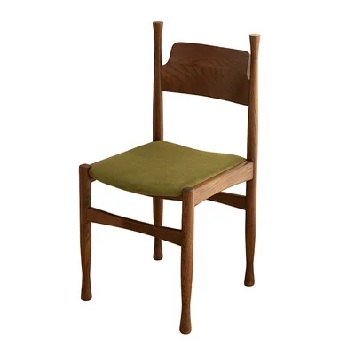 Nordic medieval solid wood dining chair household French retro light luxury designer soft bag backrest chair
Nordic medieval solid wood dining chair household French retro light luxury designer soft bag backrest chair