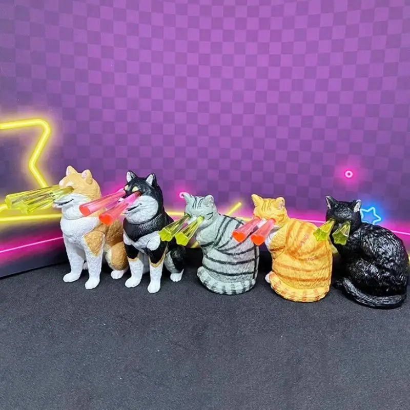 Gashapon Laser Eyes Figures Shiba Inu Orange Tabby Cat Black Cat Dog With Heart Star Laser Desktop Decor
Gashapon Laser Eyes Figures Shiba Inu Orange Tabby Cat Black Cat Dog With Heart Star Laser Desktop Decor