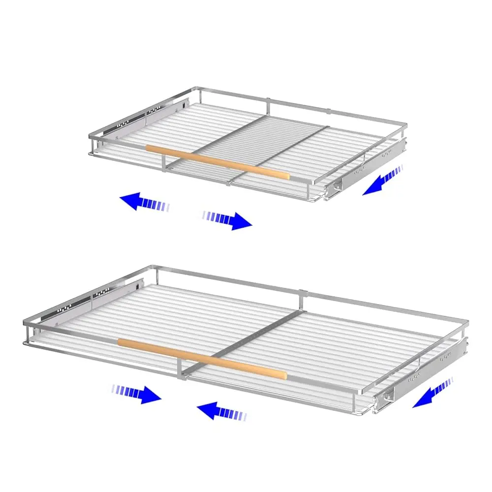 Pull Out Drawer Cabinet Organizer, Expandable Slide Out Storage Shelves For Cabinets, Under Sink And Wardrobe, 16.3""~26.3""
Pull Out Drawer Cabinet Organizer, Expandable Slide Out Storage Shelves For Cabinets, Under Sink And Wardrobe, 16.3""~26.3""