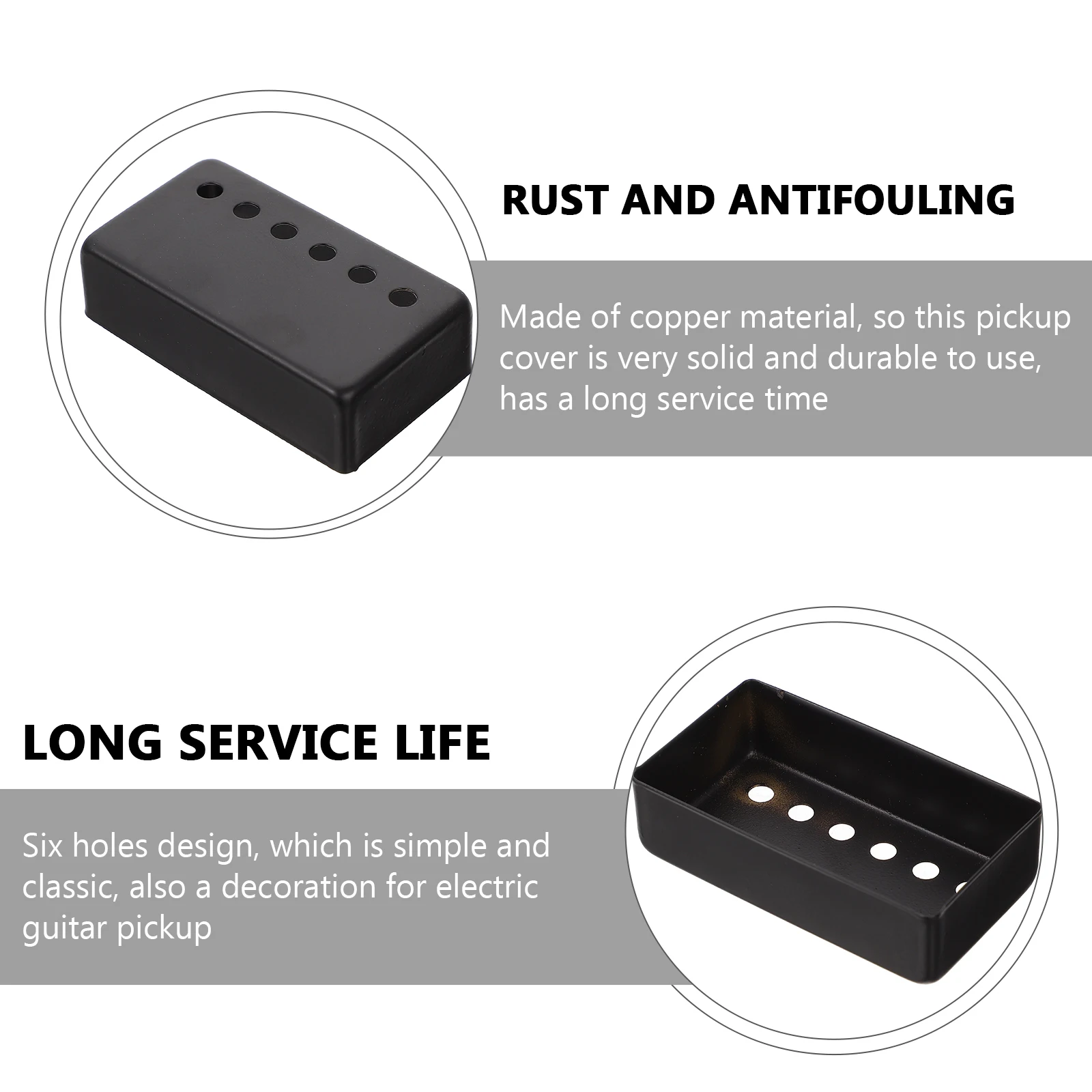 2pcs Copper Pickup Covers For Electric Guitar Sturdy Durable Metal Protective Cover 6 Holes Decorative Pickup Protector Guitar
2pcs Copper Pickup Covers For Electric Guitar Sturdy Durable Metal Protective Cover 6 Holes Decorative Pickup Protector Guitar