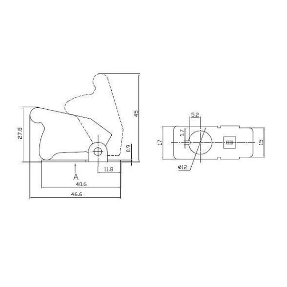 5PCS 12mm Waterproof and Anti-mis-touch Toggle Switch Cover Auto Car Boat Truck Illuminated Led Toggle Switch Flip Up Cover
5PCS 12mm Waterproof and Anti-mis-touch Toggle Switch Cover Auto Car Boat Truck Illuminated Led Toggle Switch Flip Up Cover