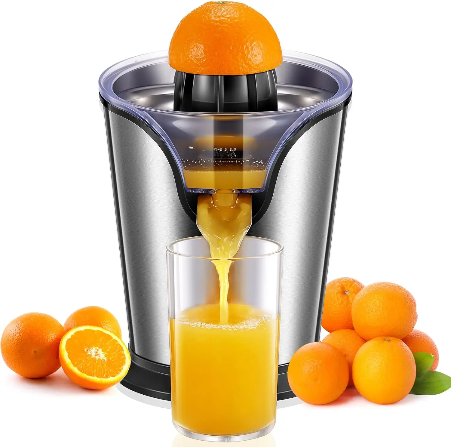 Orange Juicer Squeezer Electric Citrus Juicer with Two Interchangeable Cones Suitable for orange, lemon and Grapefruit, B
Orange Juicer Squeezer Electric Citrus Juicer with Two Interchangeable Cones Suitable for orange, lemon and Grapefruit, B
