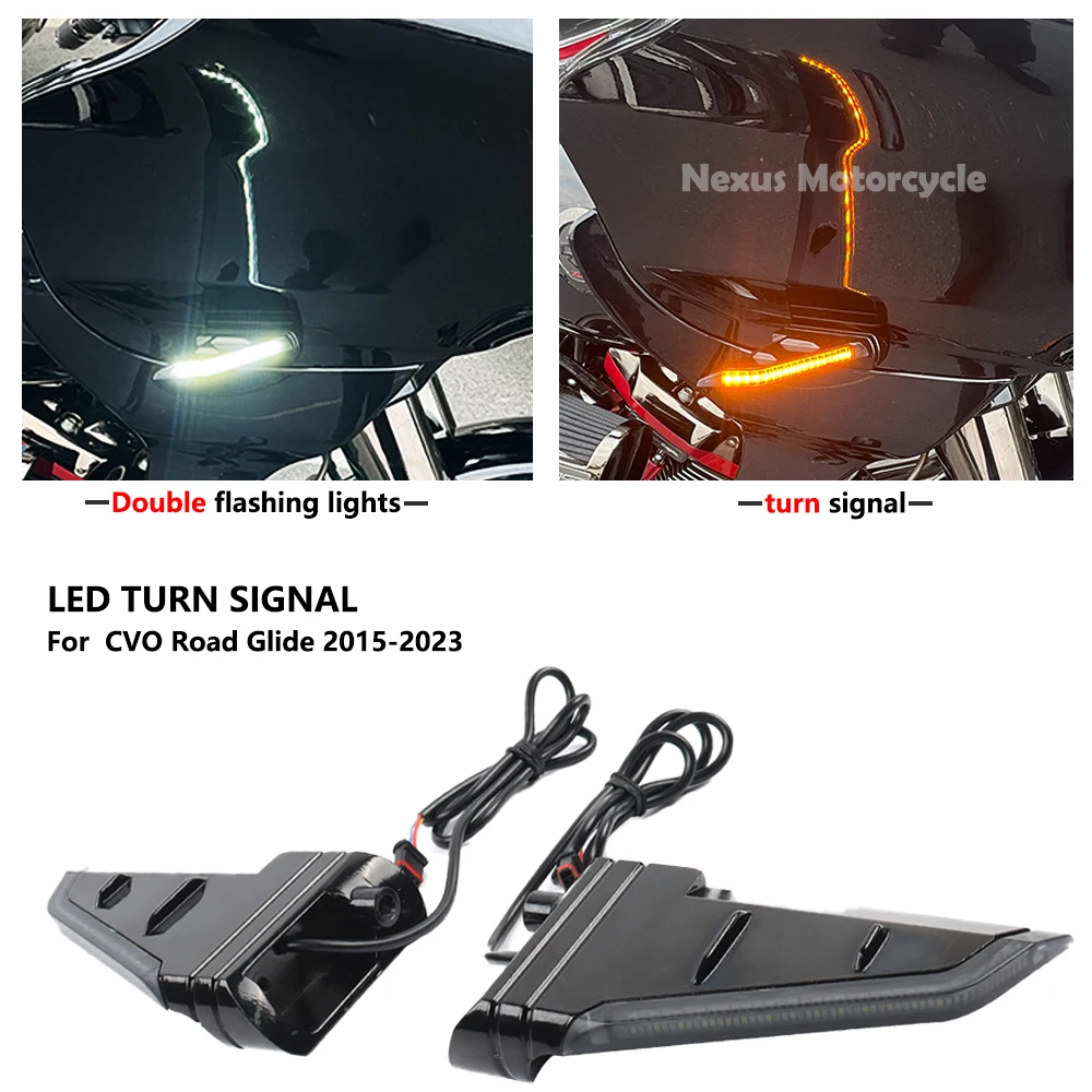 For Harley Road Glide FLTRX FLTRU FLTRK Turn Signal LED Lights 2015-2023 Side Running Lamp Flowing Motorcycle Accessories 2023
For Harley Road Glide FLTRX FLTRU FLTRK Turn Signal LED Lights 2015-2023 Side Running Lamp Flowing Motorcycle Accessories 2023