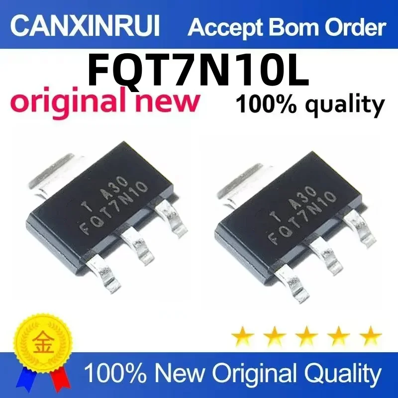 (5-100 pieces) New FQT7N10L SOT-223-3
(5-100 pieces) New FQT7N10L SOT-223-3