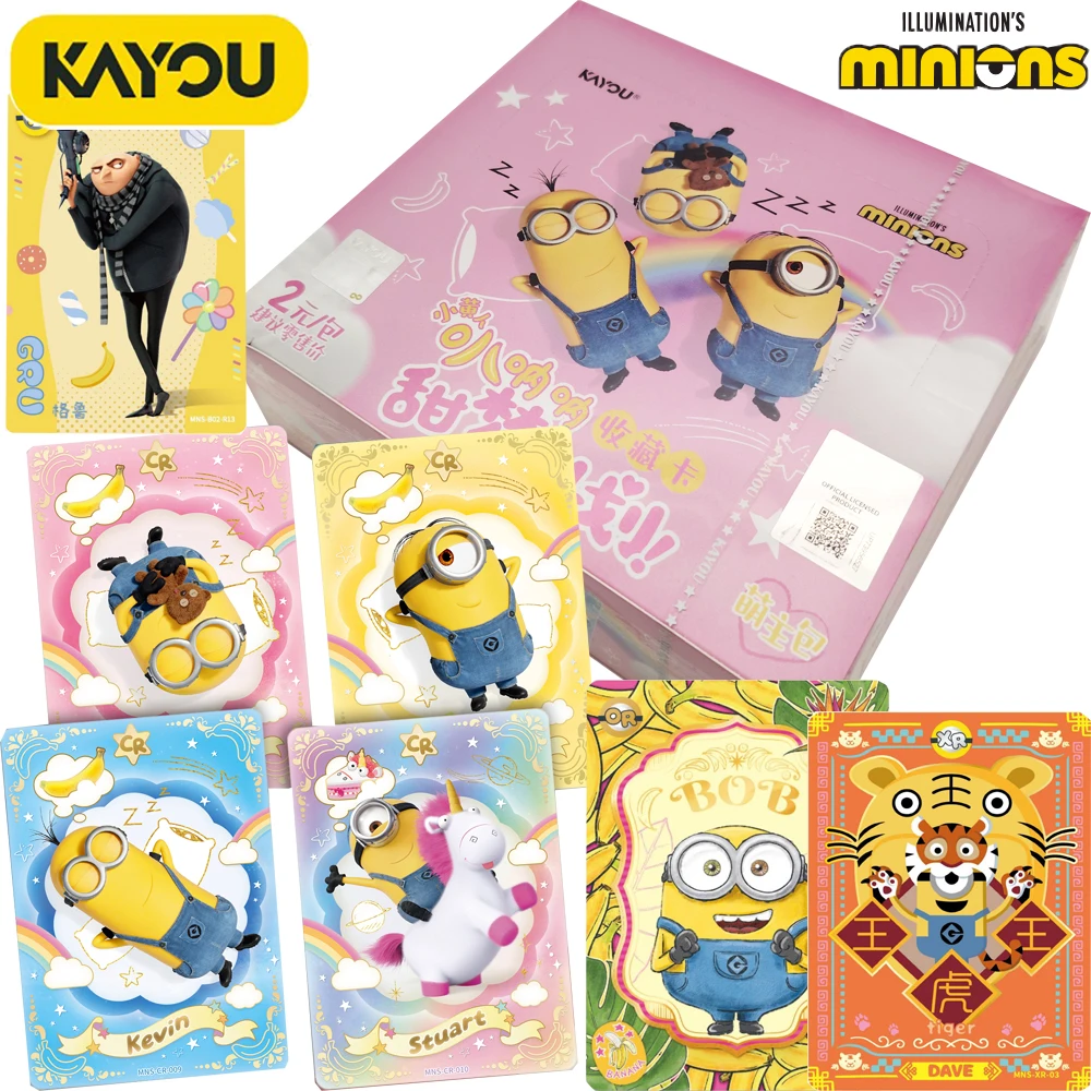 Kayou Genuine American High Score Animation Minions Collection Cards Deeply Loved By Fans Characters Premium Card Festival Gifts
Kayou Genuine American High Score Animation Minions Collection Cards Deeply Loved By Fans Characters Premium Card Festival Gifts