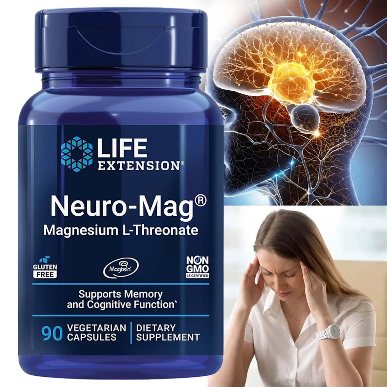 Neuro-Mag Magnesium L-Threonate — способствует здоровью мышц и нервов, улучшает память и концентрацию
Neuro-Mag Magnesium L-Threonate — способствует здоровью мышц и нервов, улучшает память и концентрацию