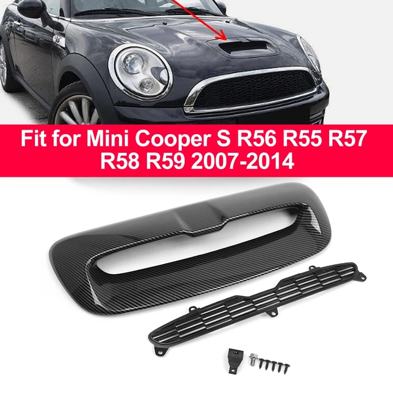 Carbon Fiber Car Split Type Front Air Vent Outlet Cover Fit for BMW Mini Cooper S R56 R55 R57 R58 R59 2007-2014
Carbon Fiber Car Split Type Front Air Vent Outlet Cover Fit for BMW Mini Cooper S R56 R55 R57 R58 R59 2007-2014