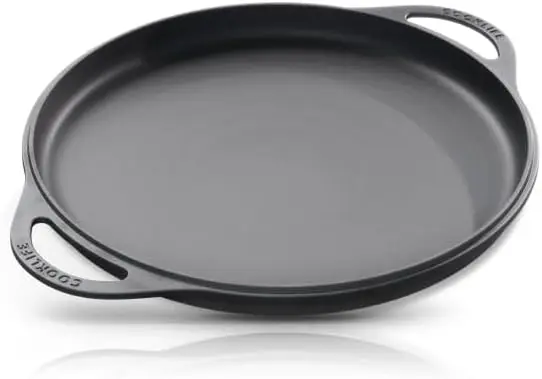 12 Inch Lightweight Pre-Seasoned Cast Iron Griddle - Smooth Polished Surface, Easy to Clean Cast Iron skillets Use in
12 Inch Lightweight Pre-Seasoned Cast Iron Griddle - Smooth Polished Surface, Easy to Clean Cast Iron skillets Use in