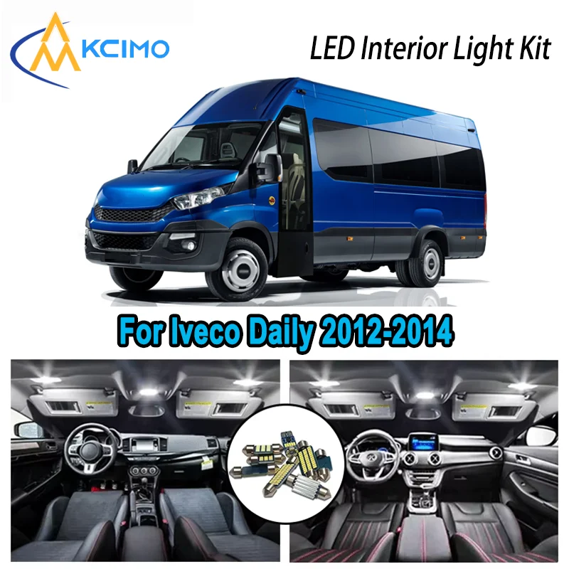 High-Quality LED Interior Kit for Iveco Daily 2012-2014 2013 2014 Premium Error-Free Dome Map Trunk Automotive Lamps
High-Quality LED Interior Kit for Iveco Daily 2012-2014 2013 2014 Premium Error-Free Dome Map Trunk Automotive Lamps