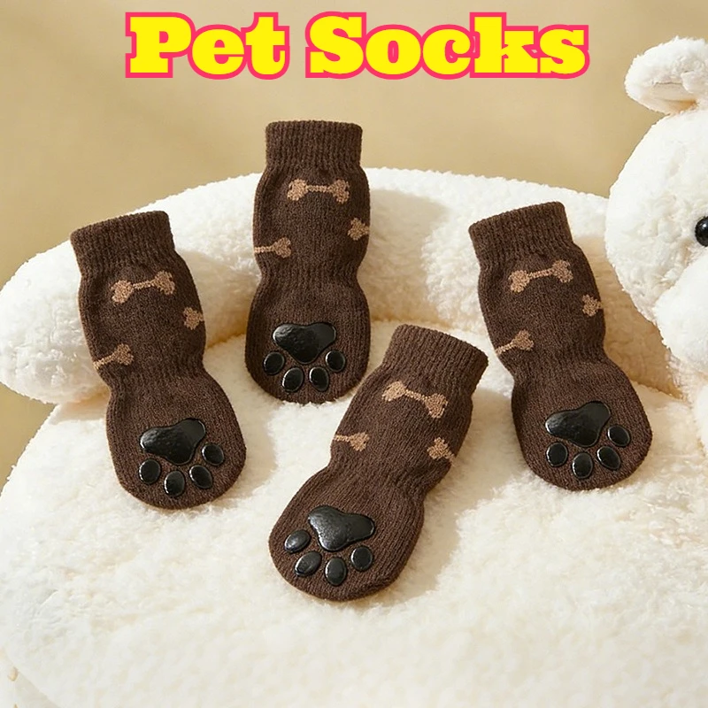 New Dog Socks Pet Socks Double Side Anti Slip Dots Wear Resistant Dirty Proof Thin Soft Pet Paw Protectors Indoor Outdoor Floor
New Dog Socks Pet Socks Double Side Anti Slip Dots Wear Resistant Dirty Proof Thin Soft Pet Paw Protectors Indoor Outdoor Floor