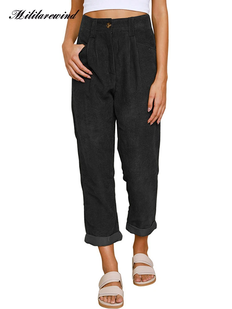 High Waist Corduroy Pants Women Spring Autumn Casual Loose Straight Solid Color Trousers Women Y2k Pants Streetwear Women
High Waist Corduroy Pants Women Spring Autumn Casual Loose Straight Solid Color Trousers Women Y2k Pants Streetwear Women