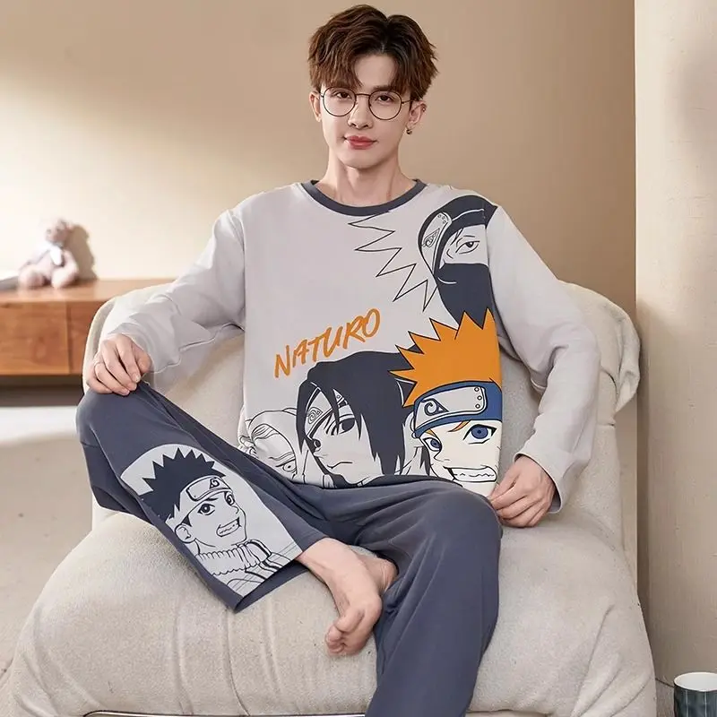 One Piece Naruto Anime Luffy Pajamas Sets Soft Comfortable Man Women Sleepwear Cotton Loose Pyjama Suit Loose Home Clothes Gifts 
One Piece Naruto Anime Luffy Pajamas Sets Soft Comfortable Man Women Sleepwear Cotton Loose Pyjama Suit Loose Home Clothes Gifts