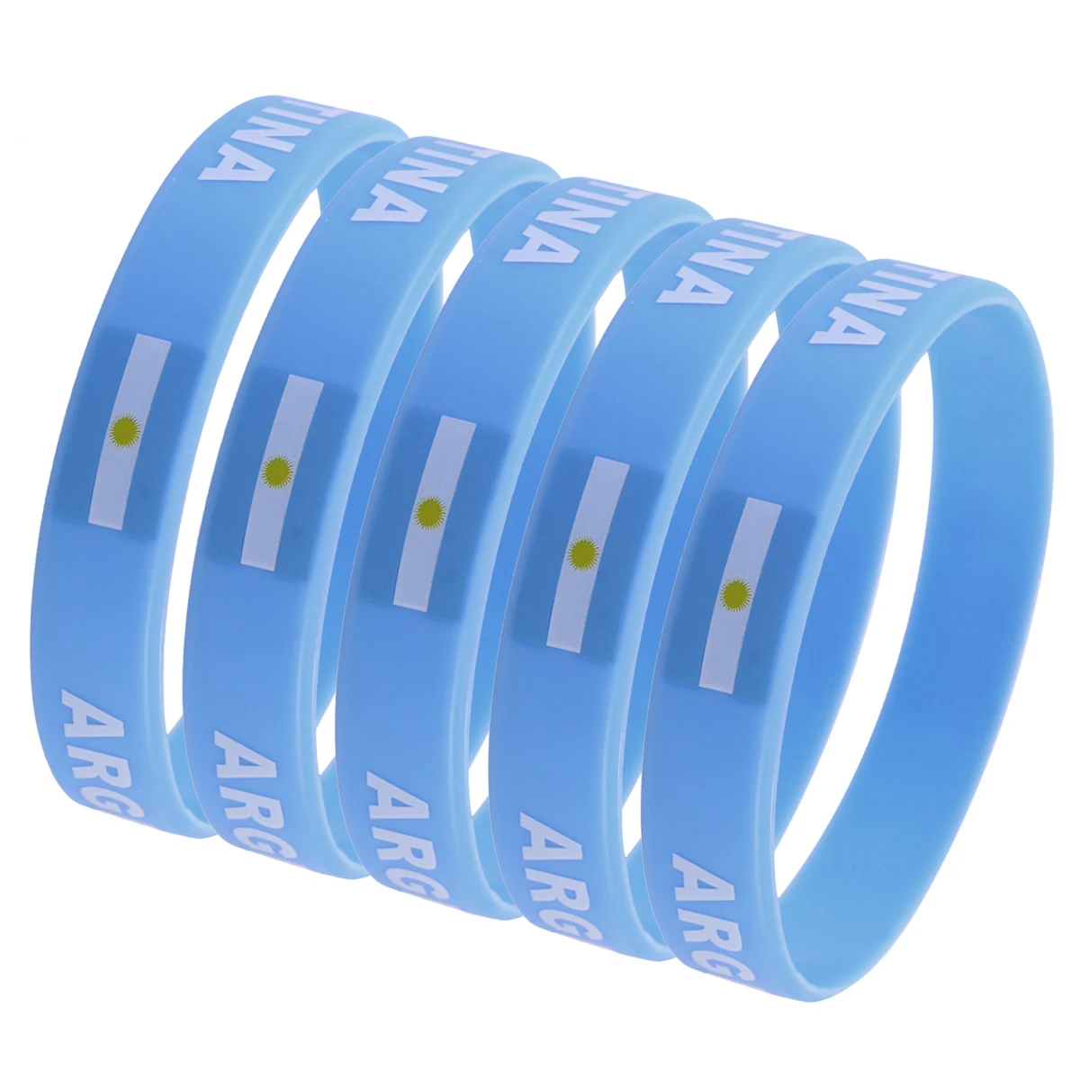 5pcs Silicone Wristband Durable Comfortable Country Flag Decorative Bracelet Rubber Band Fits Most cheering Games
5pcs Silicone Wristband Durable Comfortable Country Flag Decorative Bracelet Rubber Band Fits Most cheering Games