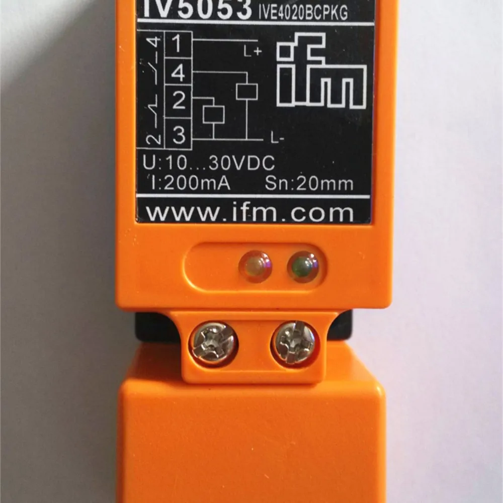 New IV5053 New IFM Proximity Switch Inductive Sensors Sensing Range 20 mm DC PNP
New IV5053 New IFM Proximity Switch Inductive Sensors Sensing Range 20 mm DC PNP