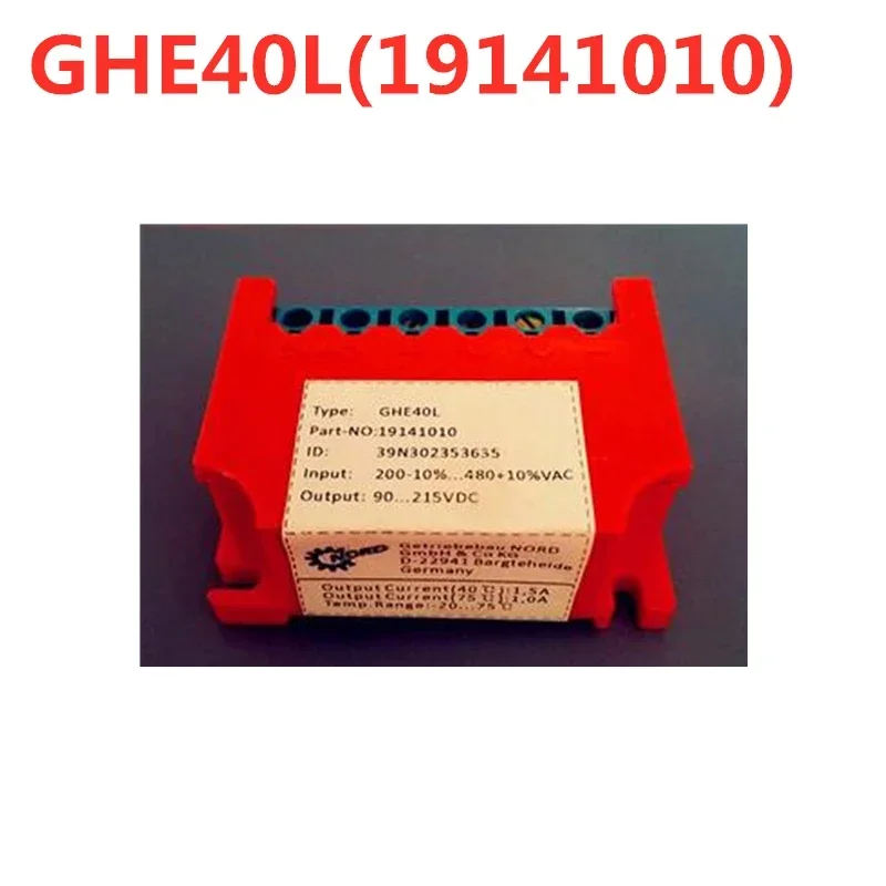 Rectifier GHE40L 19141010, GVE20L 19141000, GHE50L 19141020 Brake Rectifier 2026 Years As Picture
Rectifier GHE40L 19141010, GVE20L 19141000, GHE50L 19141020 Brake Rectifier 2026 Years As Picture