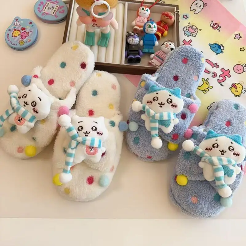 Anime Chiikawa Plush Slippers Hachiware Home Shoes Cartoon Fluffy Slippers Cute Plush Thermal Indoor Slippers Festival Gift
Anime Chiikawa Plush Slippers Hachiware Home Shoes Cartoon Fluffy Slippers Cute Plush Thermal Indoor Slippers Festival Gift