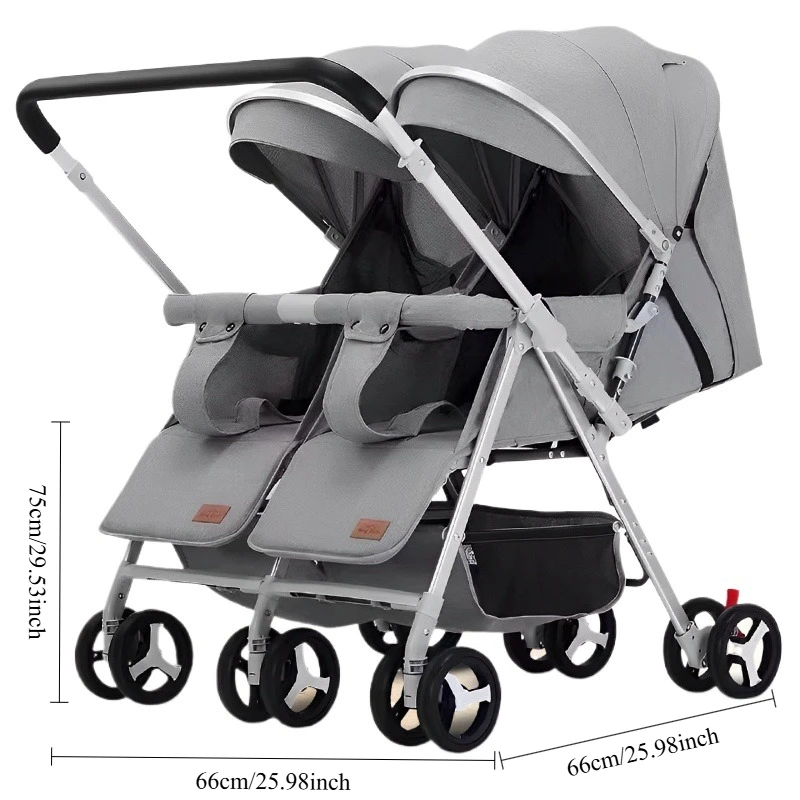 Twin Baby Stroller Sitting Double Lying Foldable Entry Elevator Mutiple Stroller
Twin Baby Stroller Sitting Double Lying Foldable Entry Elevator Mutiple Stroller
