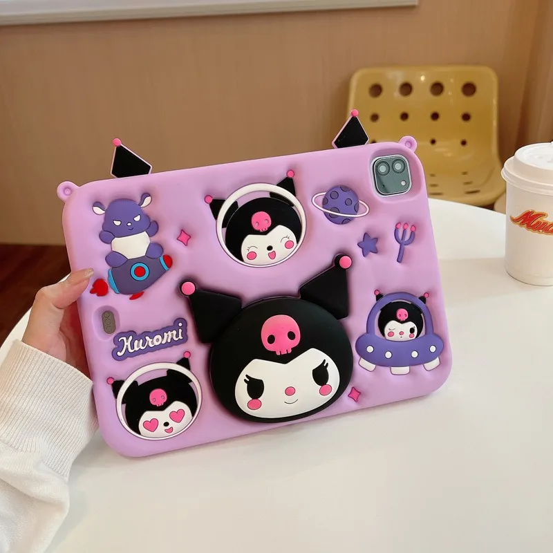 Kuromi Silicone Case For IPad 11th A16 11in 10th 10.9inch Tablet Case Pro 22 21 9th 10.2in Protective Case Mini6 7 8.3inch Cover
Kuromi Silicone Case For IPad 11th A16 11in 10th 10.9inch Tablet Case Pro 22 21 9th 10.2in Protective Case Mini6 7 8.3inch Cover