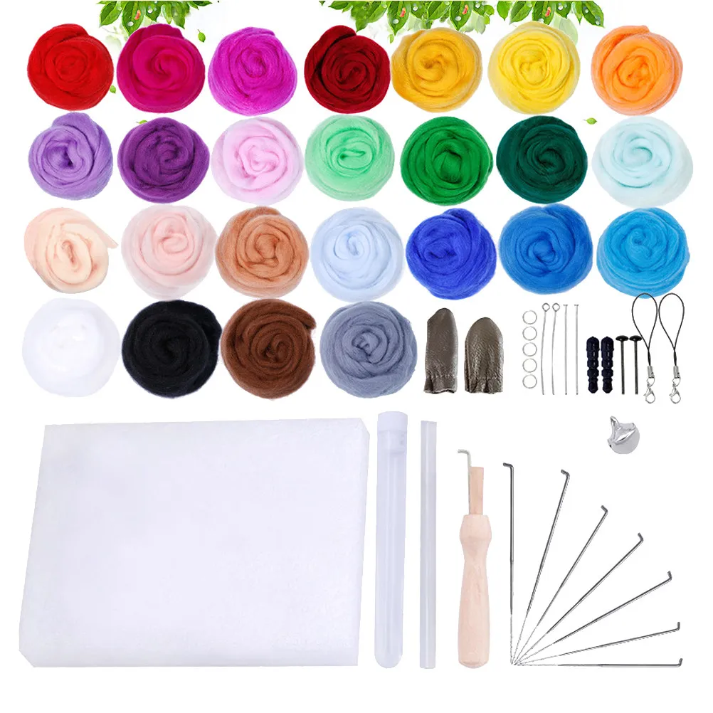 Набор для валяния из шерстяного волокна, 2 г, разноцветный, для рукоделия, инструменты для штамповки, иглы, для влажного валяния, для изготовления настенных панно и украшений
Набор для валяния из шерстяного волокна, 2 г, разноцветный, для рукоделия, инструменты для штамповки, иглы, для влажного валяния, для изготовления настенных панно и украшений