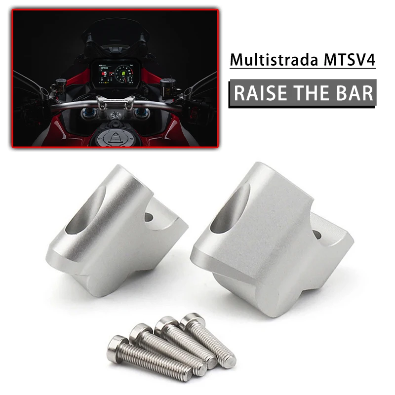 Motorcycle Accessories Handlebar Riser Lift Back Move Mount Lifter For DUCATI Multistrada V4 MULTISTRADA V4 CNC Aluminum
Motorcycle Accessories Handlebar Riser Lift Back Move Mount Lifter For DUCATI Multistrada V4 MULTISTRADA V4 CNC Aluminum