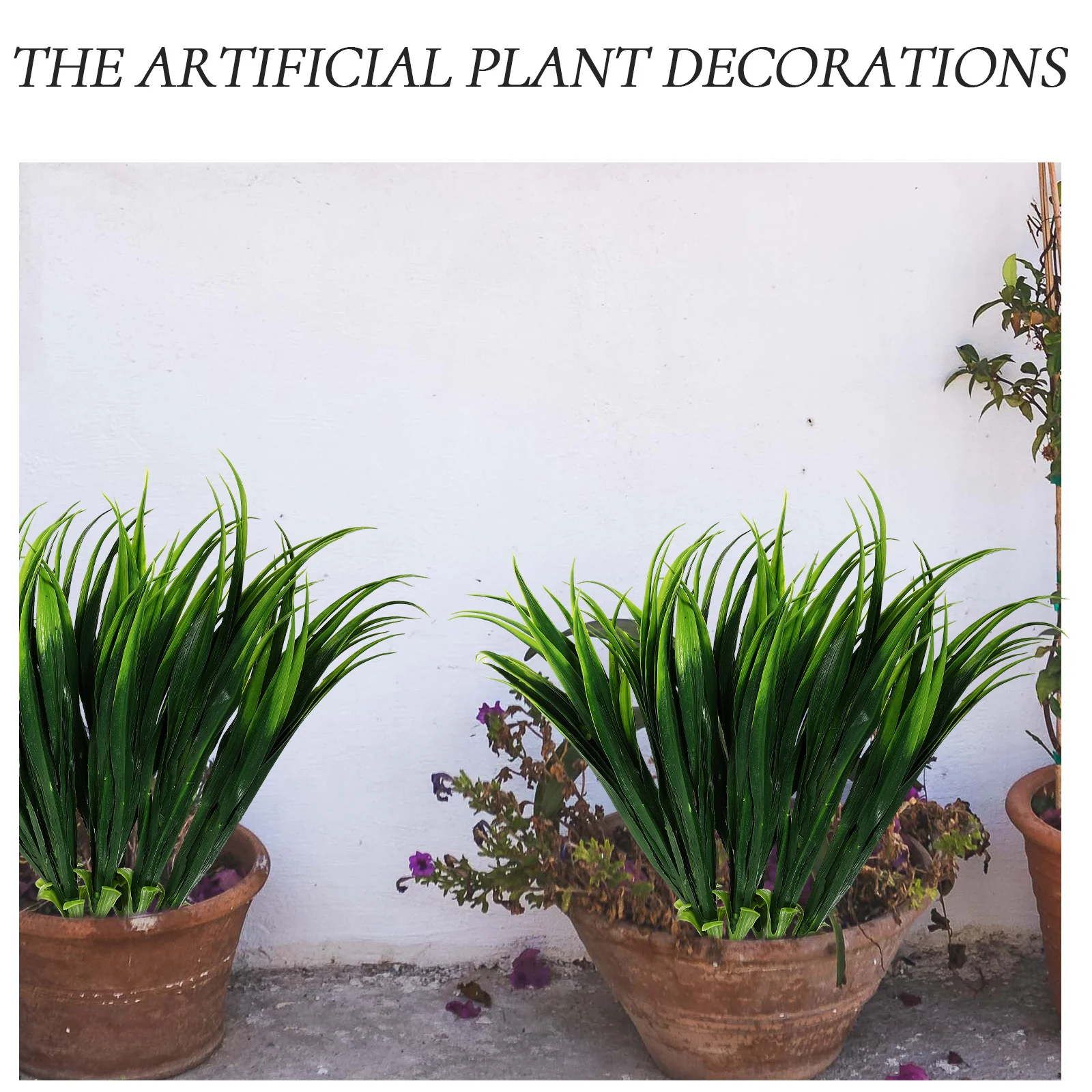 6Pcs Artificial Plastic Plants Fake Greenery Decoration for Flower Vase Rustic Table Centerpiece Home Garden Outdoor Simulation
6Pcs Artificial Plastic Plants Fake Greenery Decoration for Flower Vase Rustic Table Centerpiece Home Garden Outdoor Simulation