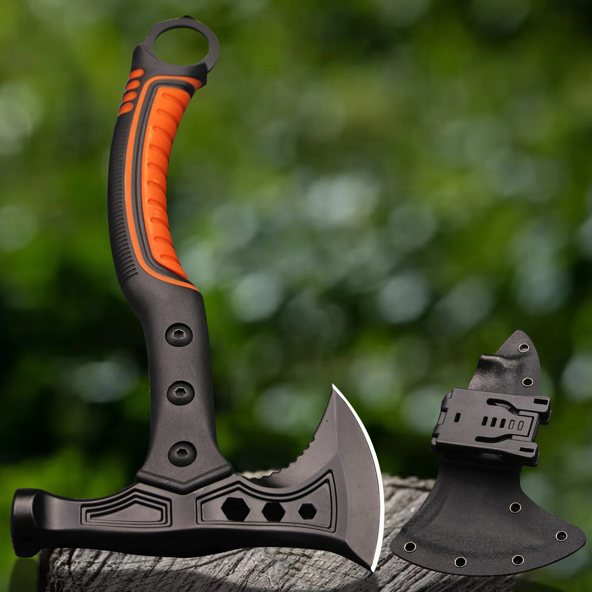 Multi-purpose US 440c small hand axe, jungle tool axe, outdoor survival axe, Chop axe
Multi-purpose US 440c small hand axe, jungle tool axe, outdoor survival axe, Chop axe