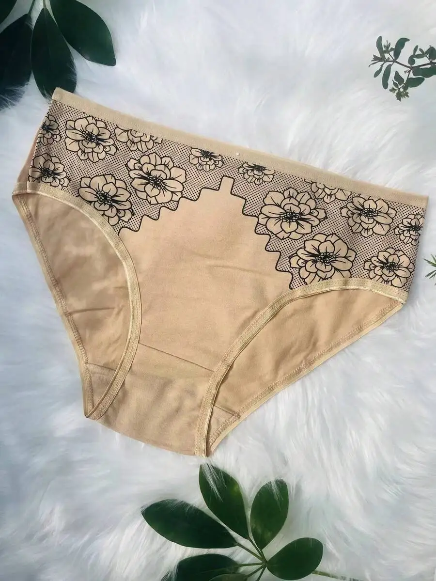 12-Pack Elegant Floral Cotton Briefs For Women – Soft, Breathable, Everyday Comfort With Detailed Lace Trim
12-Pack Elegant Floral Cotton Briefs For Women – Soft, Breathable, Everyday Comfort With Detailed Lace Trim