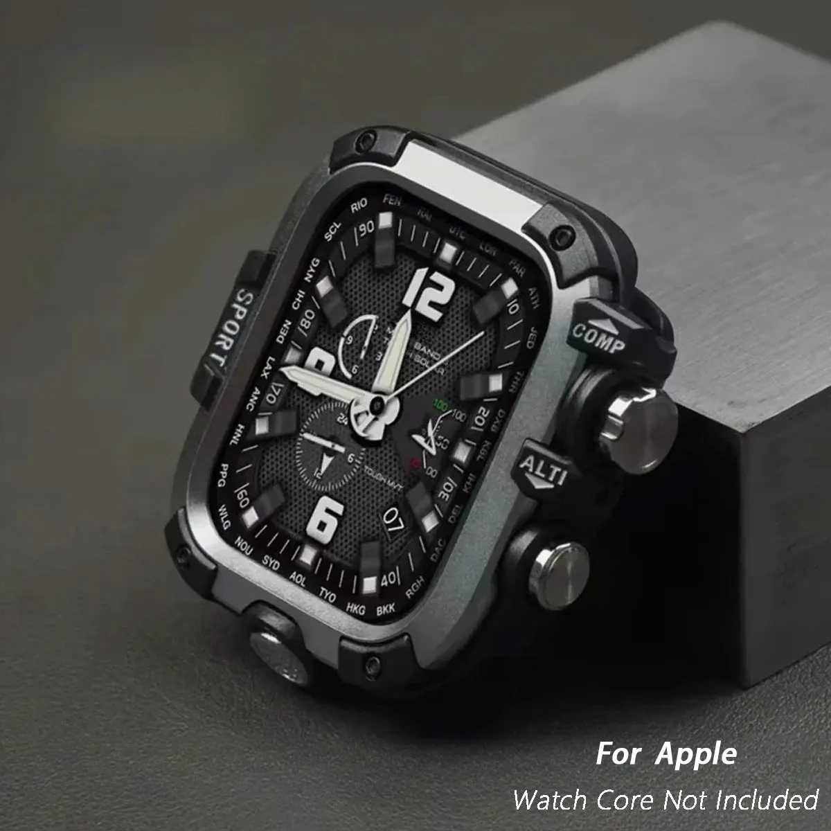 Aluminum Alloy Case Metal for Apple Watch Series 9 8 7 45mm for iWatch 654SE 44mm
Aluminum Alloy Case Metal for Apple Watch Series 9 8 7 45mm for iWatch 654SE 44mm