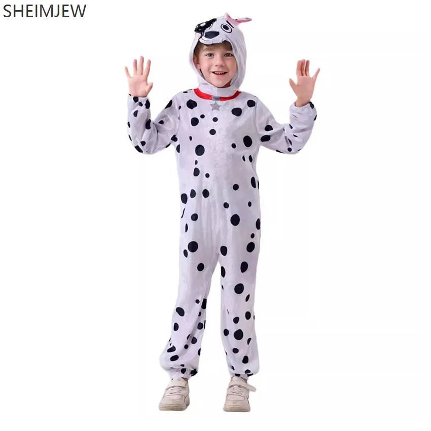 Children Boys Girls Animal Dalmatian Onesie Cute Dog Cosplay Halloween Baby Carnival Theme Mardi Gras Party Fancy Dress Costume
Children Boys Girls Animal Dalmatian Onesie Cute Dog Cosplay Halloween Baby Carnival Theme Mardi Gras Party Fancy Dress Costume