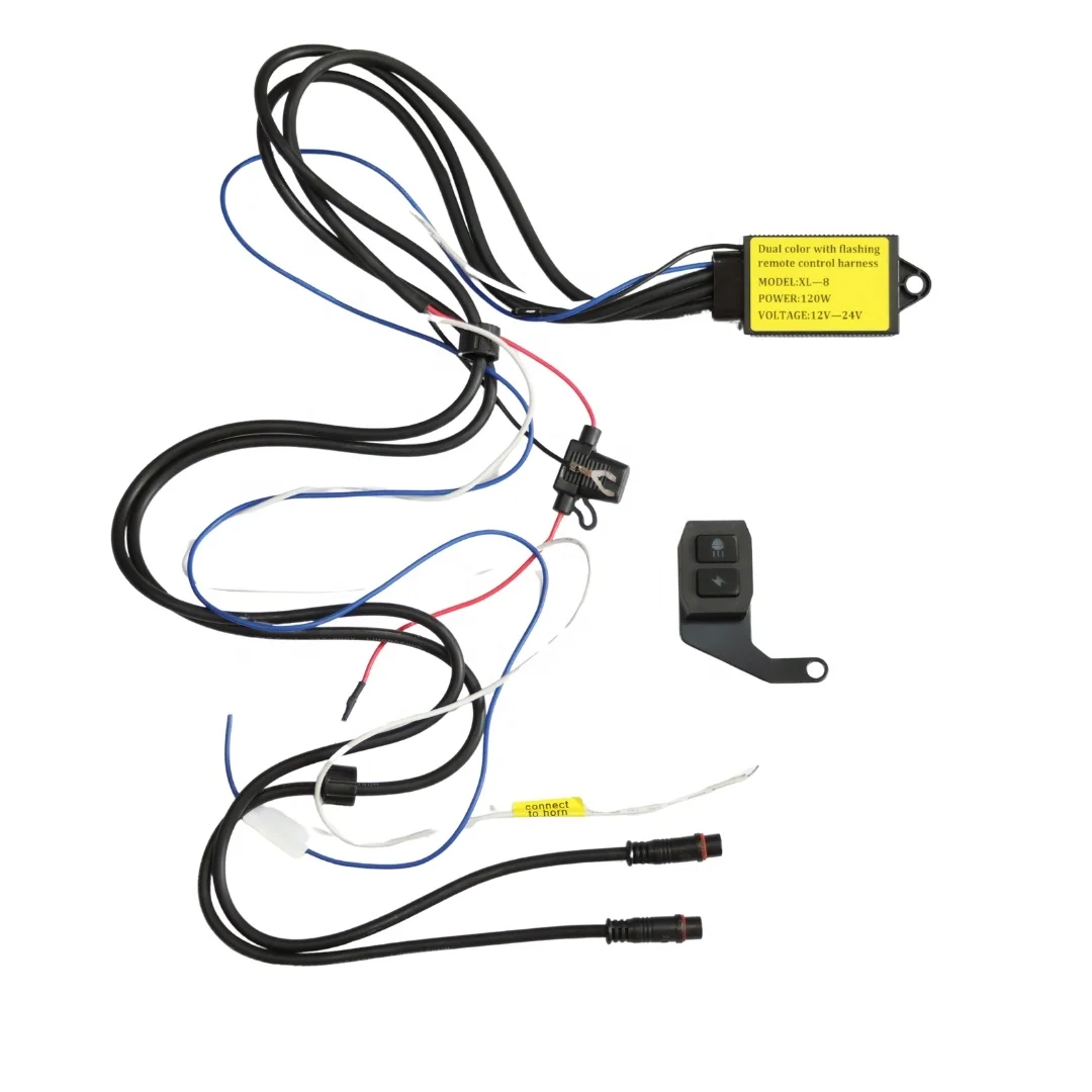 Motorcycle light harness cable assembly 2 key controller car motorcycle remote wireless switch
Motorcycle light harness cable assembly 2 key controller car motorcycle remote wireless switch