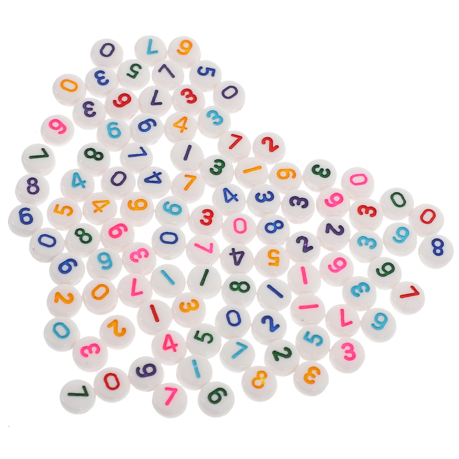 100 Pcs Digital Bead Keychain Accessories Jewelry Fob Acrylic Number Beads for Bracelet Making Handcraft Loose Beads Stylish 
100 Pcs Digital Bead Keychain Accessories Jewelry Fob Acrylic Number Beads for Bracelet Making Handcraft Loose Beads Stylish