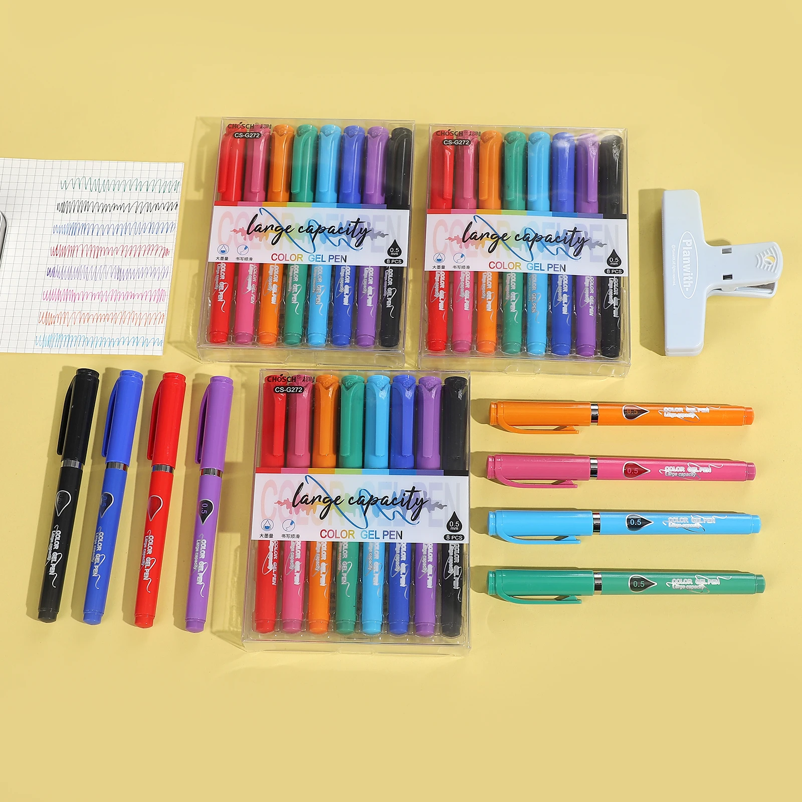 8 Pcs/set Colorful Large-capacity 0.5mm Highlighter Pen Set Creative DIY Student Supplies Stationery
8 Pcs/set Colorful Large-capacity 0.5mm Highlighter Pen Set Creative DIY Student Supplies Stationery